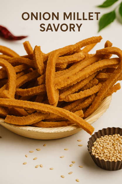 Crunchy Onion Millet Bites - Image 2